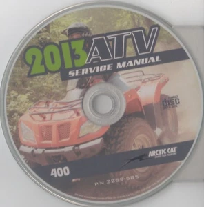 2013 ARCTIC CAT ATV 400 SERVICE MANUAL CD 2259-585 (835) - Picture 1 of 1