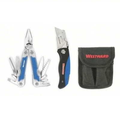 Westward 1YJC7 Multi-Tool/Utility Knife Set,15 Tools(C) - Image 1 of 4