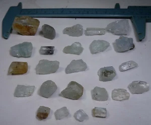 300 Carats Mix Natural Aquamarine crystals lot from Pakistan, (Fr-9), - Picture 1 of 10