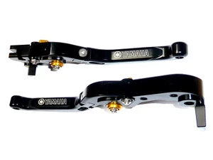 YAMAHA XSR900 2022-2024 FOLDING EXTENDING BLACK BRAKE + CLUTCH LEVERS TRACK ROAD - Picture 1 of 9