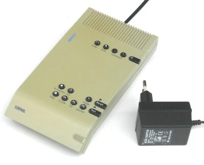 Loewe AlphaTel A grau ▪ Anrufbeantworter digital, 2 LEDs, AB, LB 608, beige - Bild 1 von 3