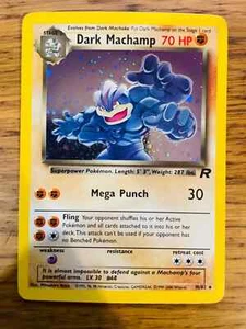 NEAR MINT! Dunkles Machamp (10/82) Holo Team Rocket Pokemon Karte! SCHNELLER & KOSTENLOSER VERSAND! - Bild 1 von 4