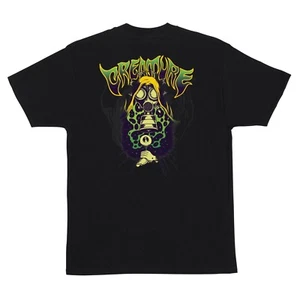 Creature Skateboards Gasmask Tripz Alan Forbes Art T-Shirt Vintage Black - Picture 1 of 2