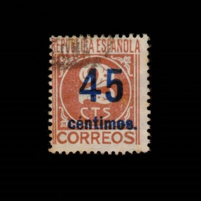 Spain, Scott 591, Numeral Type, 1938, used - Image 1 of 2