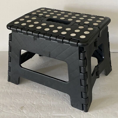Step Stool Folding Easy Home Premium Quality 9” Tall For Home And Kitchen - Image 1 of 4