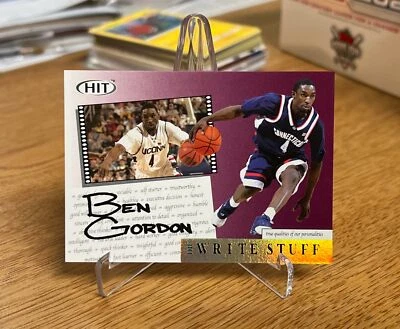 2004 SAGE HIT Baloncesto The Write Stuff Inserto #3 Ben Gordon Pistons Bulls SP Foto 1 de 2