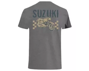 Suzuki Vintage Street T-Shirt Grey - Picture 1 of 14