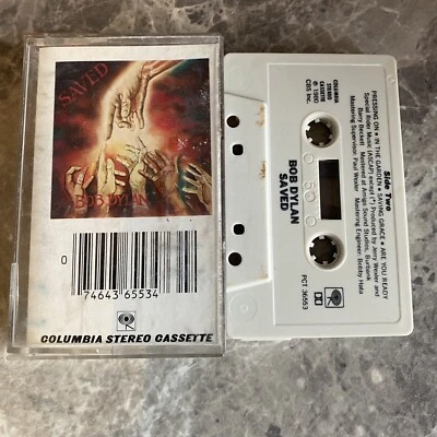 Bob Dylan Saved Cassette Album 1980 (US VERSION) Rare Import - Image 1 of 3