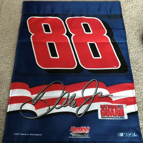 Dale Earnhardt Jr # 88 NATIONAL GUARD DOUBLE SIDED 13 x 18 GARDEN FLAG ! Cover