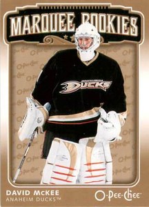 DAVID MCKEE 2006-07 O-Pee-Chee MARQUEE ROOKIES RC #592 Ducks 