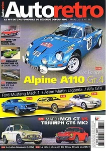 AUTO RETRO 362 ALPINE A110 Gr4 MGB GT TRIUMPH GT6 MUSTANG MACH 1 ASTON M LAGONDA - Bild 1 von 2