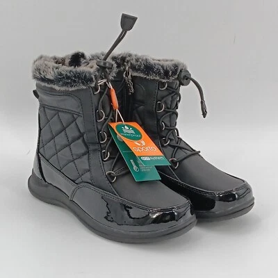 Botas de invierno Sporto Islandia para mujer - negras - talla 6W AF1-30 Foto 1 de 4