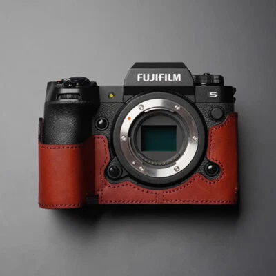 For Fuji XH2 X-H2 X-H2S Genuine Leather Camera Protect Case Cover Base Grip NEW - Image 1 of 4