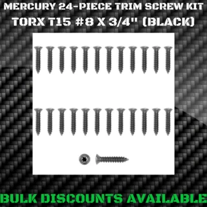 1978+ Tornillos de moldura de bisel interior exterior Mercury Zephyr Torx #8 X 3/4" - Imagen 1 de 2