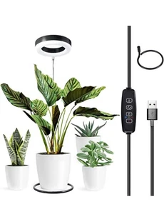 LED Grow Light Plant Growing Lamp Full Spectrum with 3 Timer for Indoor Plants - Picture 1 of 4