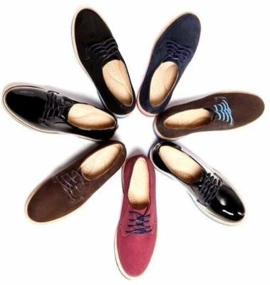 Soul 36 Gracie 69 Suede Lace Up Oxfords Lace Up Color Sole Fashion Dress shoes