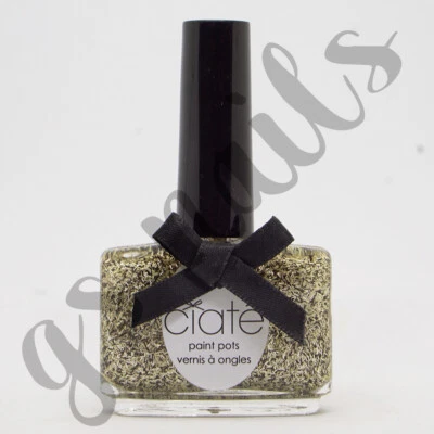 CIATE LONDON - NAIL POLISH - MEET ME IN MAYFAIR ( BLACK & WHITE LONG CONFETTI ) - Image 1 of 2