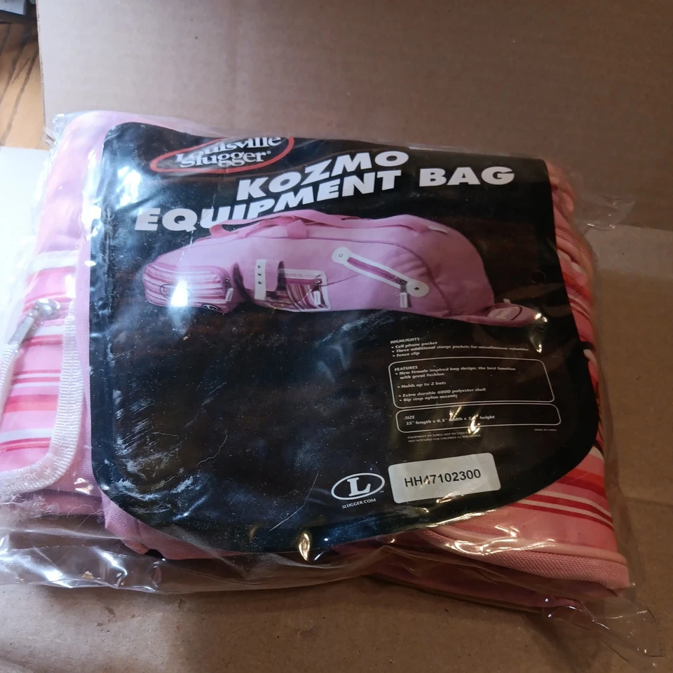 Bolso de Equipo Louisville Slugger Kozmo Softbol Rosa Desgarro Nylon Foto 1 de 4