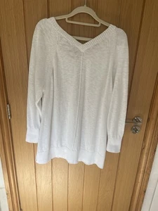 Ruth langsford White V Neck jumper - Picture 1 of 2