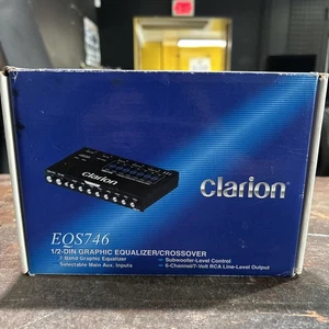 Clarion EQS746 1/2 Din Equalizer/Crossover - Picture 1 of 4