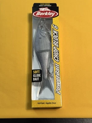 Berkley Powerbait Chop Block 6 fregadero lento 6” 1 oz molleja cromada Foto 1 de 4