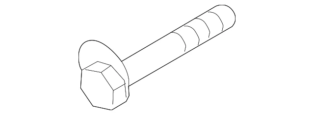 Brazo de control inferior genuino Audi perno de ajuste WHT-007-092-A Foto 1 de 2