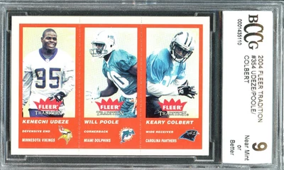 2004 Fleer Tradition Udeze/Poole/Colbert #354 BCCG 9 - Image 1 of 2