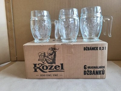 SET 6 BICCHIERI BIRRA KOZEL BOCCALE ML 300 TIPO CORONA CERES HEINEKEN BECK'S BUD - Immagine 1 di 4