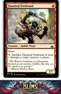 Magic the Gathering MTG Rivals of Ixalan Fanatical Firebrand #101 Buy 2 Get 1 - Picture 1 of 2