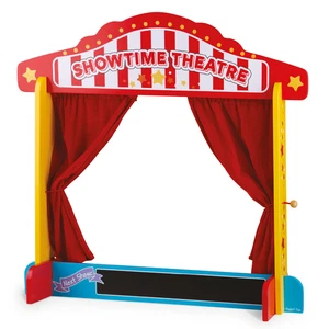 Bigjigs Toys Holz Tabletop Puppentheater | Spielzeugbühne zum Geschichtenerzählen - Bild 1 von 7