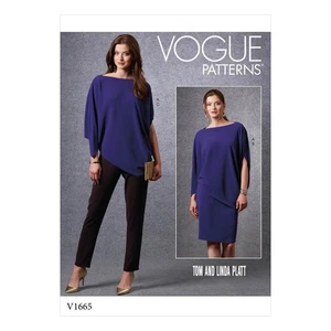 UNCUT FF Sewing Pattern Vogue V1665 Top Skirt Pants Misses Size 6-14 - Picture 1 of 2