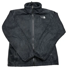 The North Face Girl’s Black Full Zip Osito Fleece Sweater Size XL - Picture 1 of 5