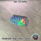 Holographic Star Wars Logo Sticker Star Wars Vinyl Coated Sticker