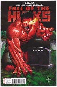 FALL OF THE HULKS #1 ALPHA GAMMA VARIANT ROMITA FINCH SET RED HULK MARVEL COMICS - Foto 1 di 4