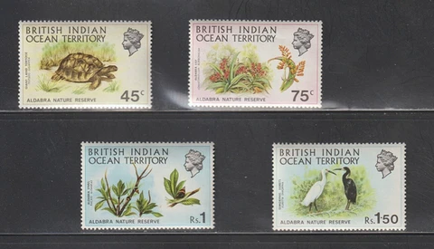 British Indian Ocean Territory Stamps Scott 39 - 42  MNH F-VF Cover