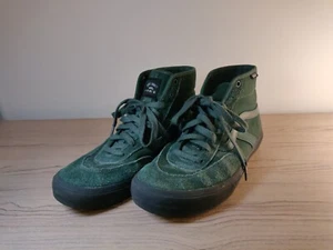Vans Size 10 Green High Top Skateboarding Shoes Gilbert Crockett 721454 Sneaker - Picture 1 of 22