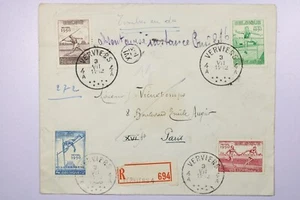 Belgium 1950 Olympics Series on Cover to Paris - L39005 - Picture 1 of 2