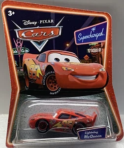 Mattel Disney Pixar Cars Supercharged Lightning McQueen Diecast Toy Great Gift - Picture 1 of 2