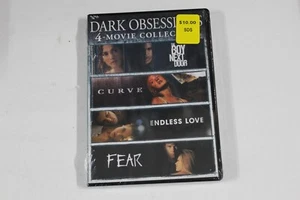 Dark Obsessions 4 Movie Collection (DVD) - Fear, The Boy Next Door, Curve - NEW - Picture 1 of 2