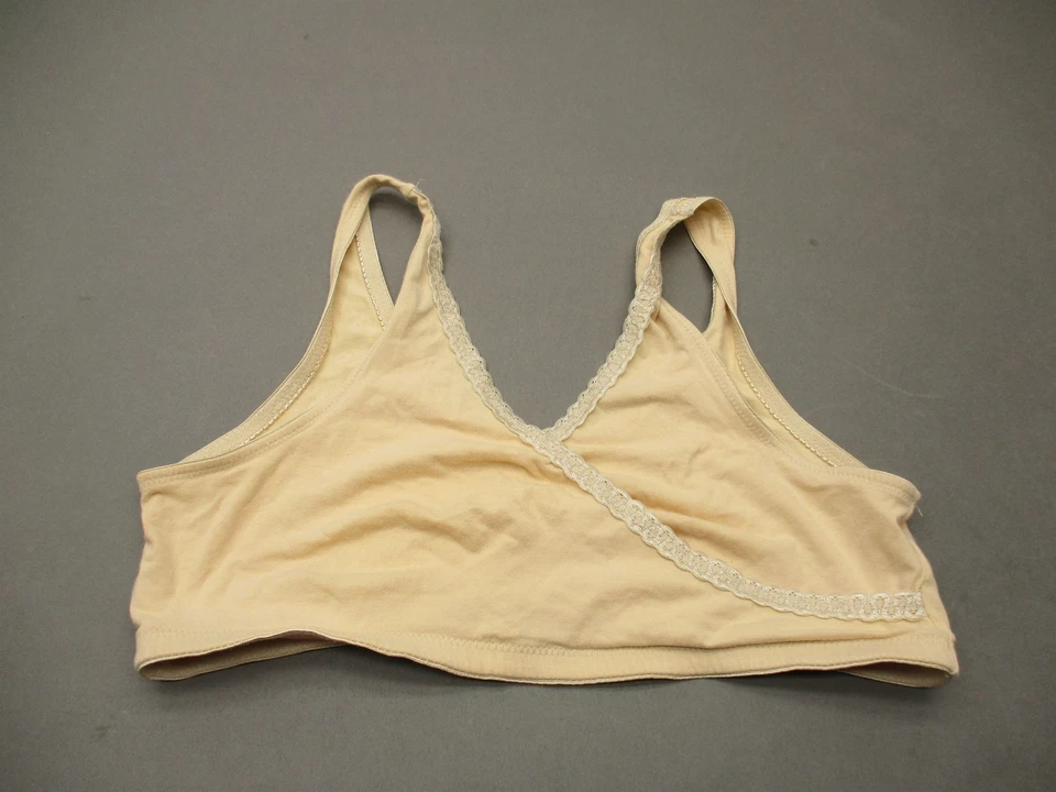 Maternidade maternidade tamanho M feminina nua sem fio sem enchimento bralette de enfermagem 1N - Imagem 1 de 4