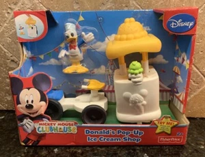 New! 2014 Disney Mickey Mouse ClubHouse Donald's Pop-up Ice Cream Shop Playset - Picture 1 of 8