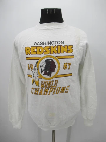 B2330 VTG Redskins Washington 1987 Commanders  Football Sweatshirt Size L Cover
