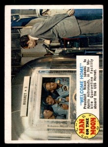 1970 Topps Man on the Moon #97 Welcome Home VG *d3