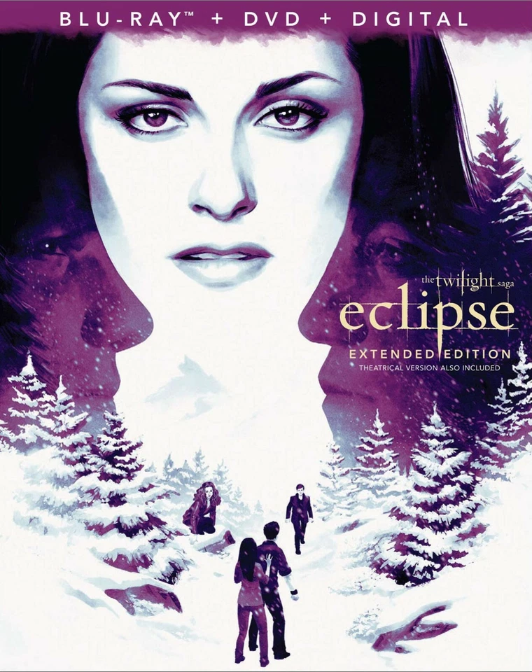 The Twilight Saga: Eclipse Extended Edition (Blu-ray+DVD, 2020, 3-Disc Set)  - Image 1 of 1