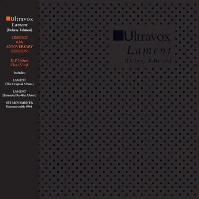 ULTRAVOX LAMENT 40th ANNIVERSARY DELUXE CLEAR VINYL 5LP BOX SET SEALED CDLL1459 - Image 1 of 2