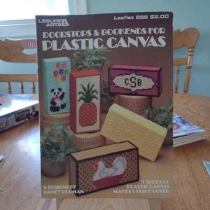 Plastic Canvas Pattern:. Leaflet # 285 Doorstops & Bookends - Picture 1 of 1
