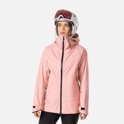 Rossignol SKPR 3L AYR Ski Shell Jacket 45K Waterproof Cooper Pink Womens XL $495 - Image 1 of 4