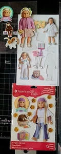 American Girl Crafts Sticker Lot Ek Success Brands Doll Scrapbook Mixed Lot Fun - Picture 1 of 2