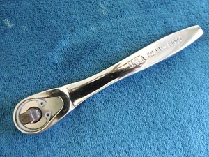 Craftsman Thin Profile Ratchet 1/4” Drive 44994 Full Polish Quick Release USA. - Picture 1 of 13