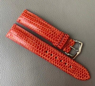 正品蜥蜴皮肤表带 10 码... 16 17 18 19 20 21 22 23 24 25 26 毫米 — 第 1/4 张图片